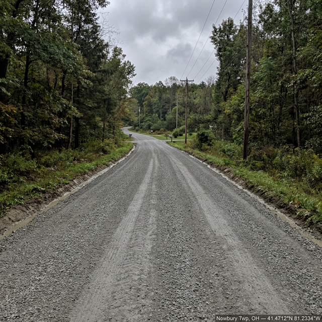 After: Complete recovery — 420-foot reset — Newbury Township, Geauga County